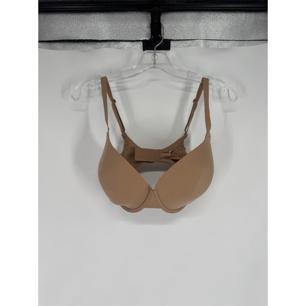 SKIMS Fits Everybody T Shirt Bra‎ Womens Size 34DDDD Ochre Tan Padded Underwired